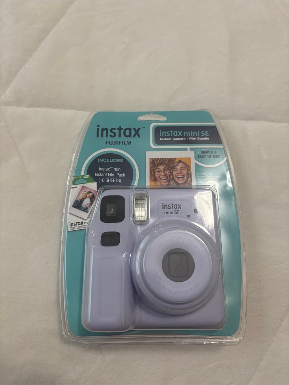 Fujifilm Instax Mini SE Instant Camera - Light Purple